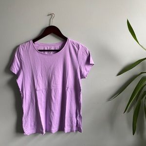 Lavender 100% cotton tee